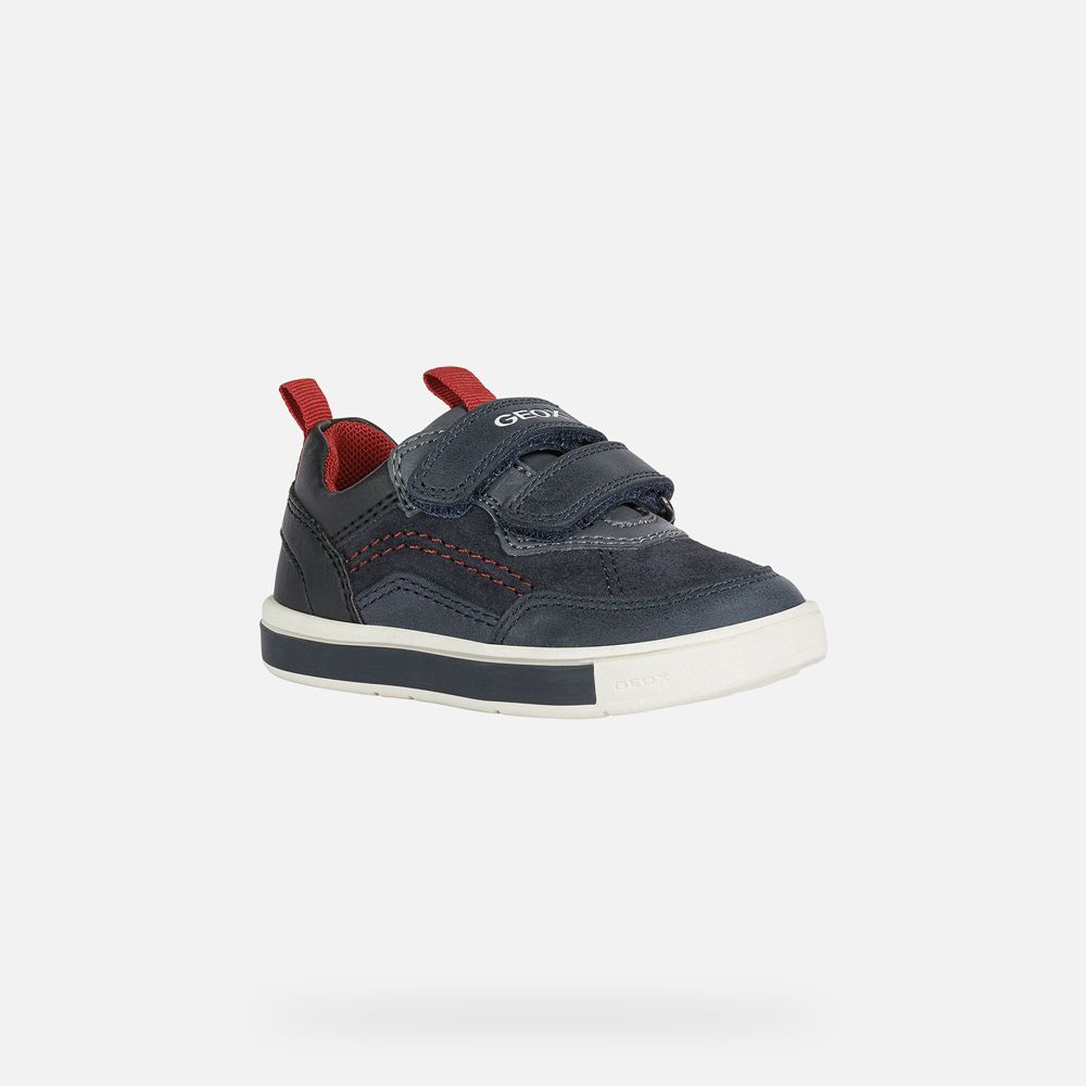 Geox Sneakers Navy/Black Trottola Boy - Geox Baby Shoes - WDPGAI368